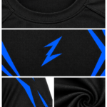 Zarkash Blue Venom Compression Shirt Half Sleeves 3