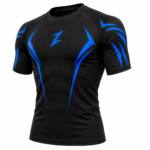 Zarkash Blue Venom Compression Shirt Half Sleeves 1