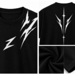 Zarkash Shadow Strike Oversized T-Shirt – Black & White 3