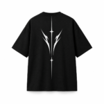 Zarkash Shadow Strike Oversized T-Shirt – Black & White 2