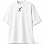 ZARKASH Essential Oversized Tee – White 1