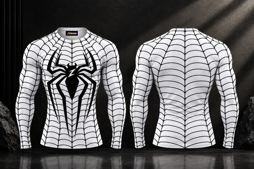 About zarkash spider web shirt showcase